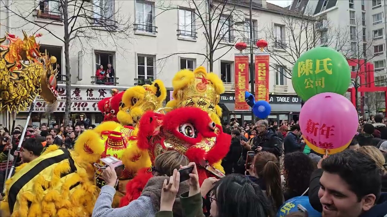 Défilé du Nouvel An Chinois le Dimanche 1er Mars Paris 13ème 
