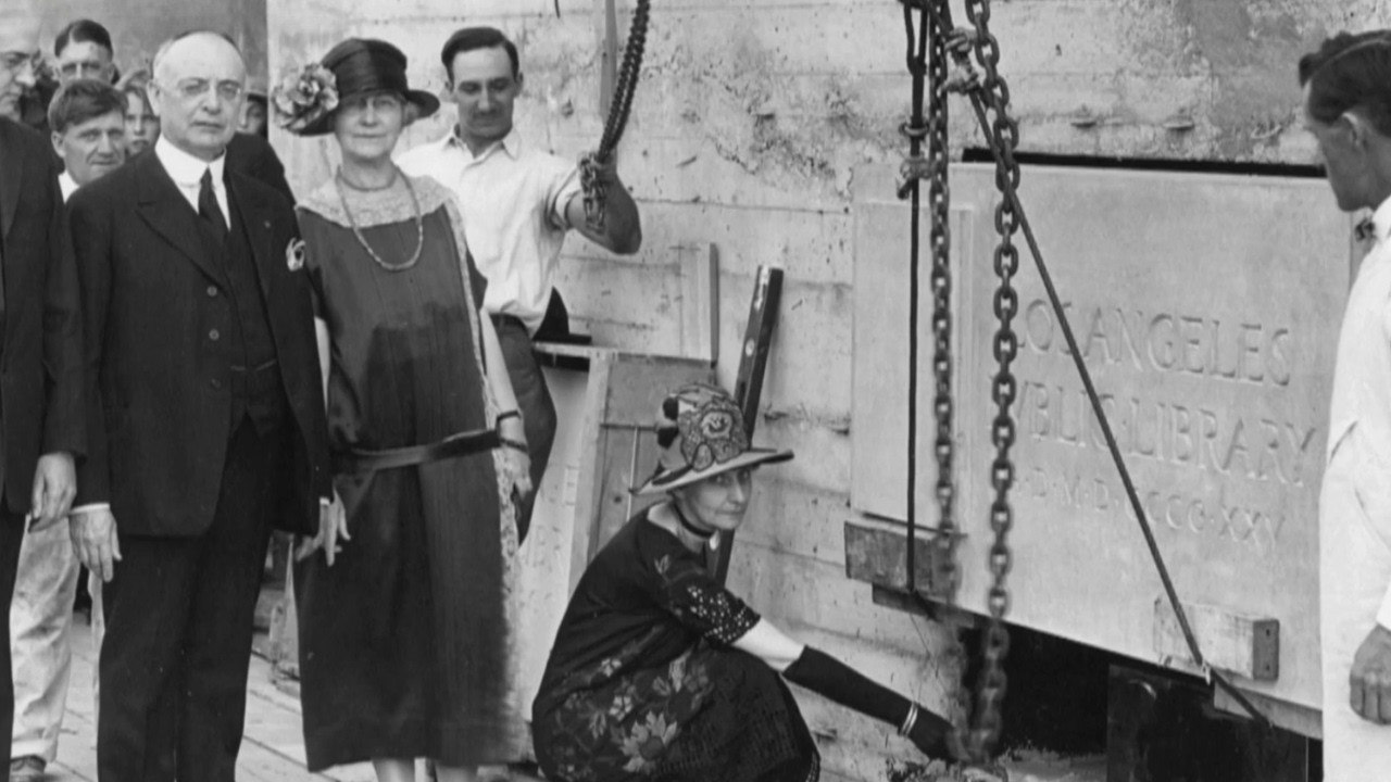 LA Central Library Opens 100-Year-Old Time Capsule