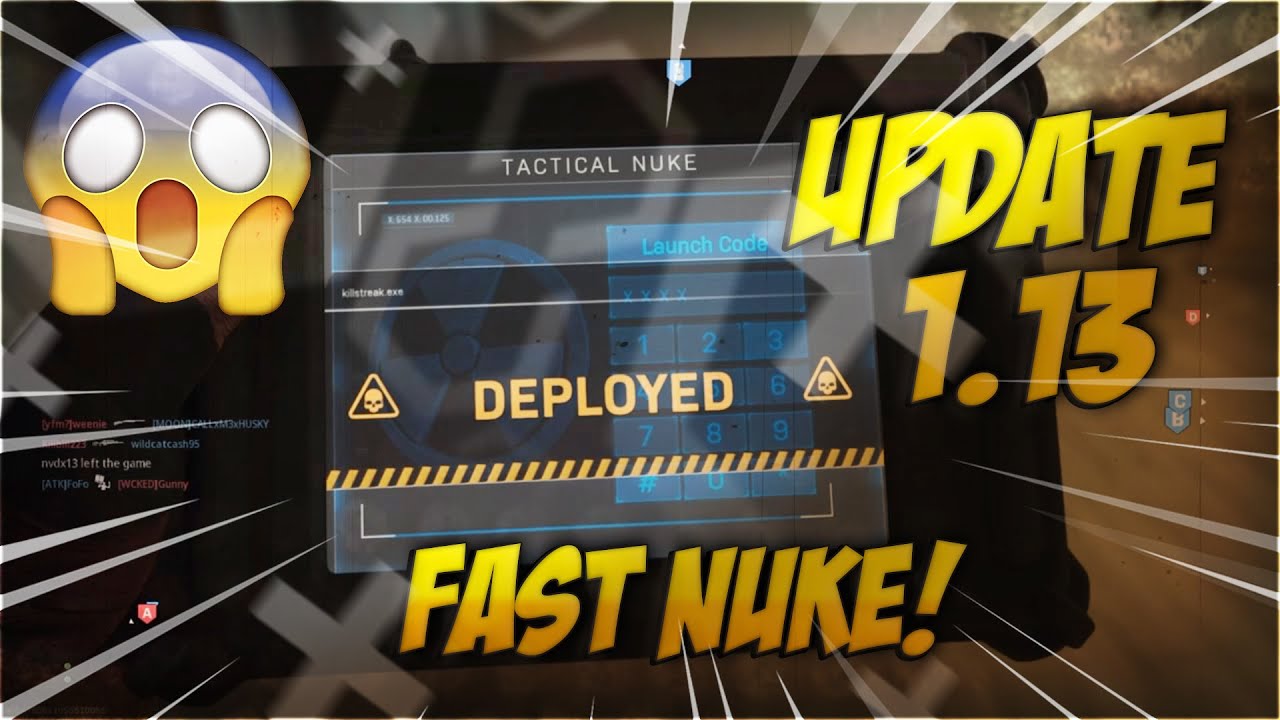 UPDATE 1.13 PATCH NOTES! + MY FASTEST NUKE (2 minute nuke)