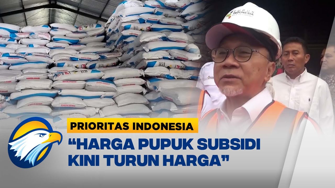 Menko Pangan Pastikan Harga Pupuk di Petani Turun - [Prioritas Indonesia]