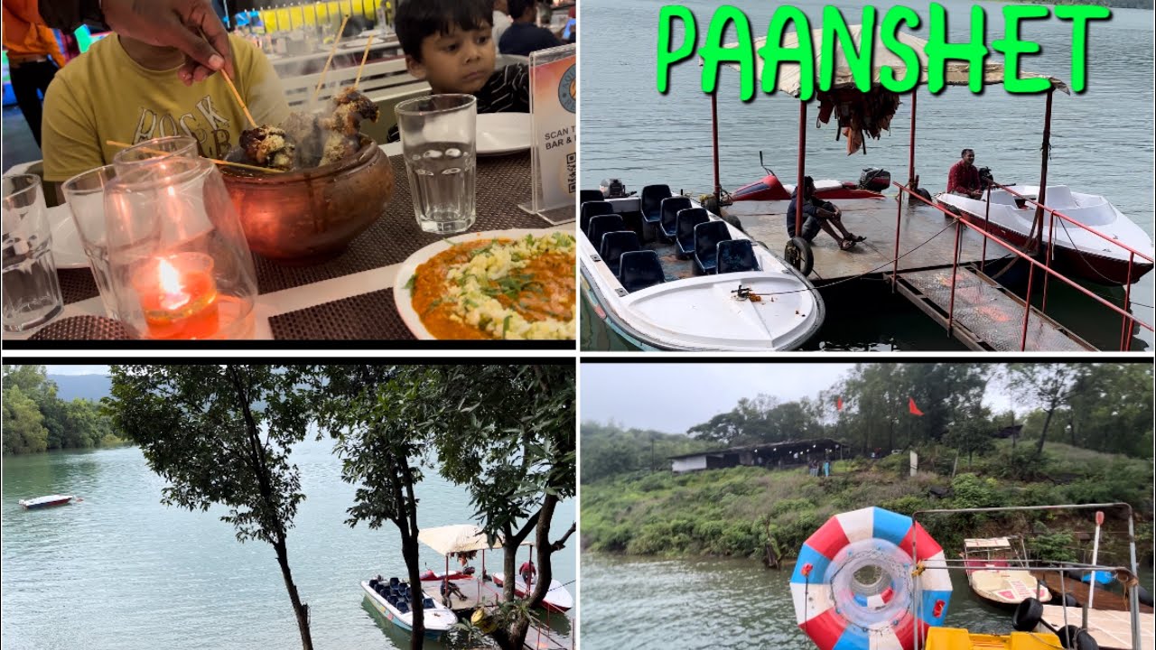 One day trip to panshet lake | boating |aqua roller😍 | पांनशेत डैम/लेक | panshet boating 🛶