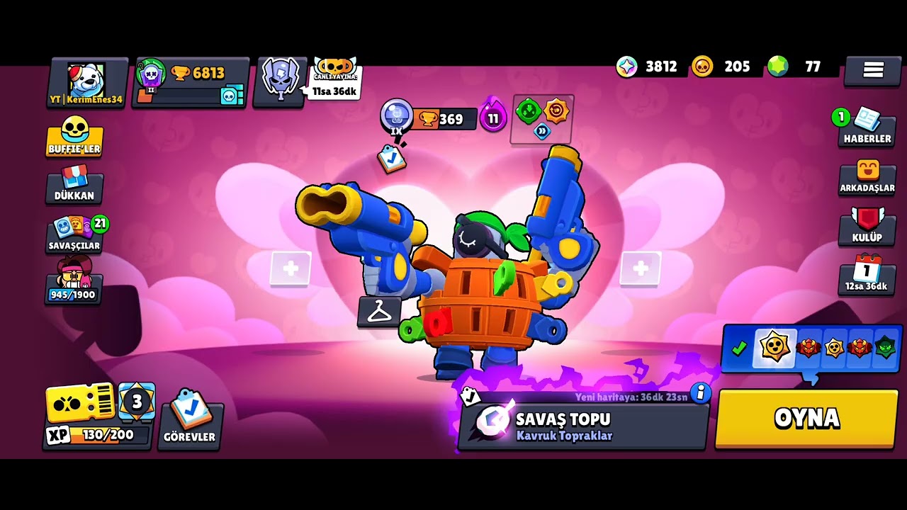 Uzun süre sonra Brawl stars oynadım 