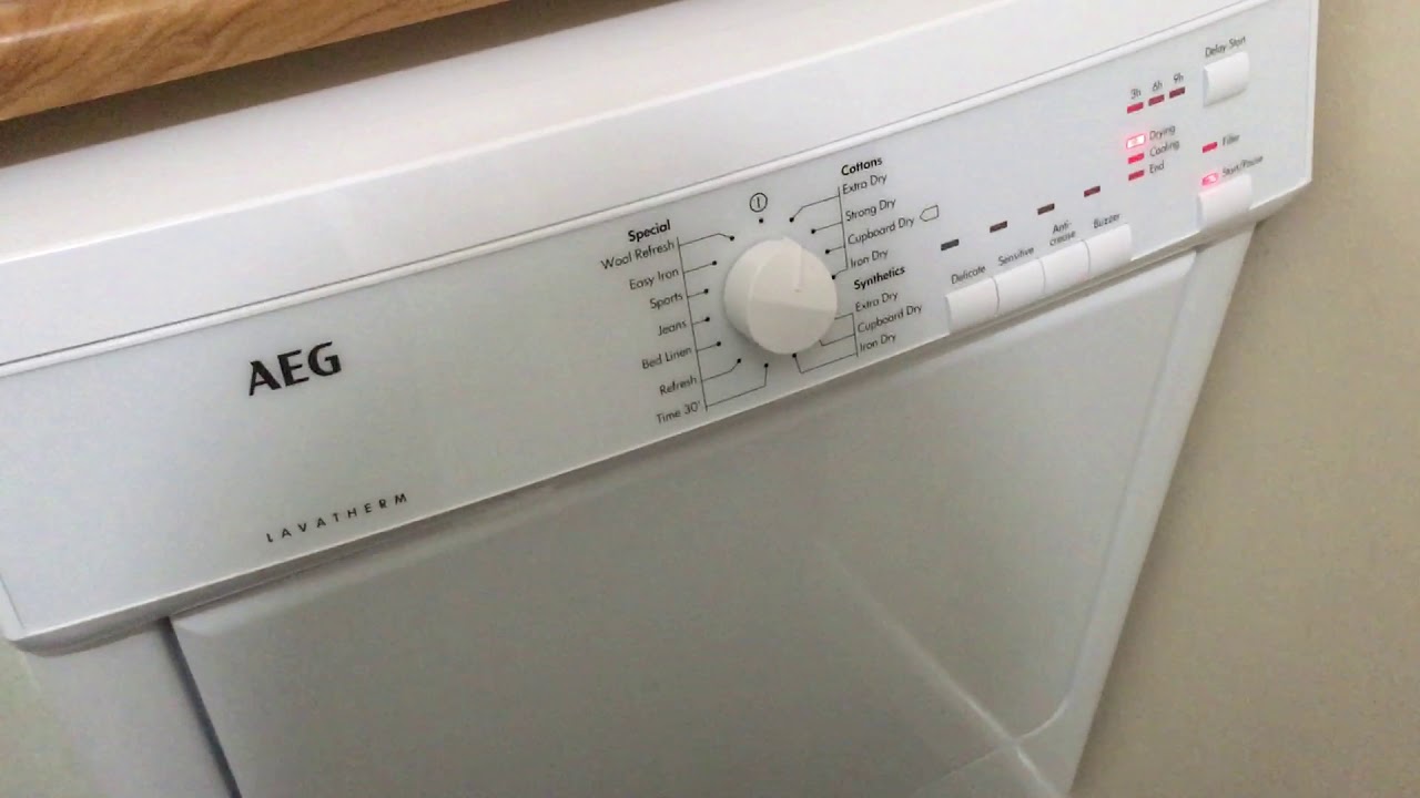 Brand New AEG T65170AV Vented Tumble Dryer Squeaking, Pt. 1
