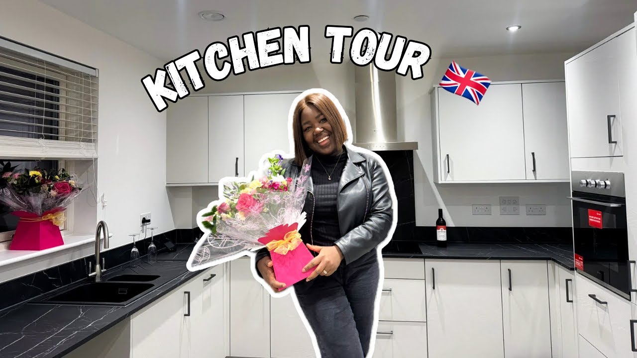My New Kitchen Tour 👩🏽‍🍳 | Modern Kitchen | Buying a House🏡 in the Uk 🇬🇧 | Living in Swansea, Uk