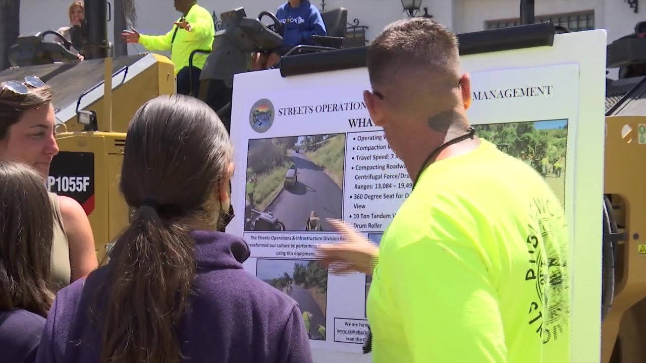 Public works crews hold a street outreach