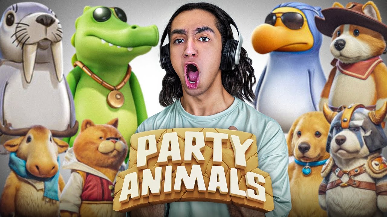Animals party خیلی باحاله بازیش 😂| جر دادم همه رو