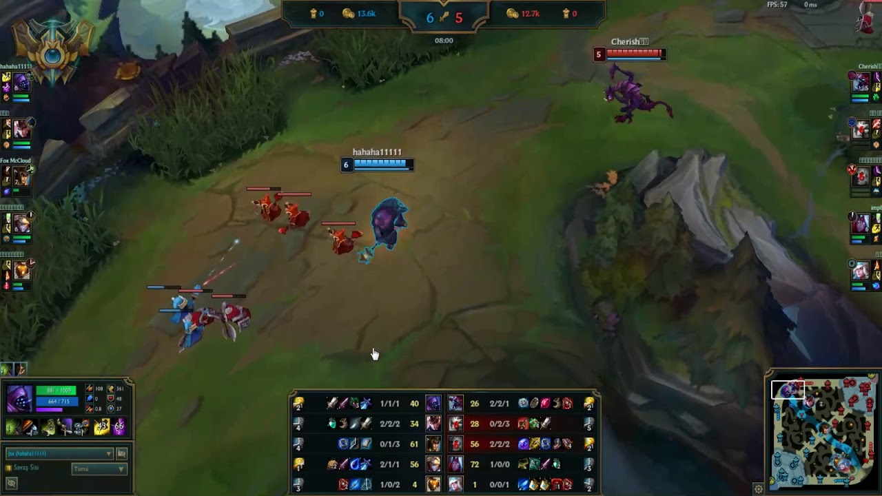 Jax TOPLANE vs Cho'gath - KR Challenger Patch 8.6