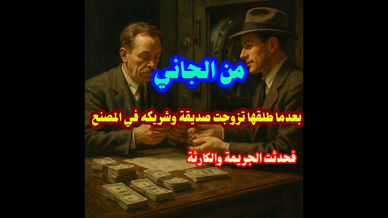 من الجاني بعد طلاقهما تزوجت صاحبه وشريكه في المصنع فحدثت الجريمة والكارثة