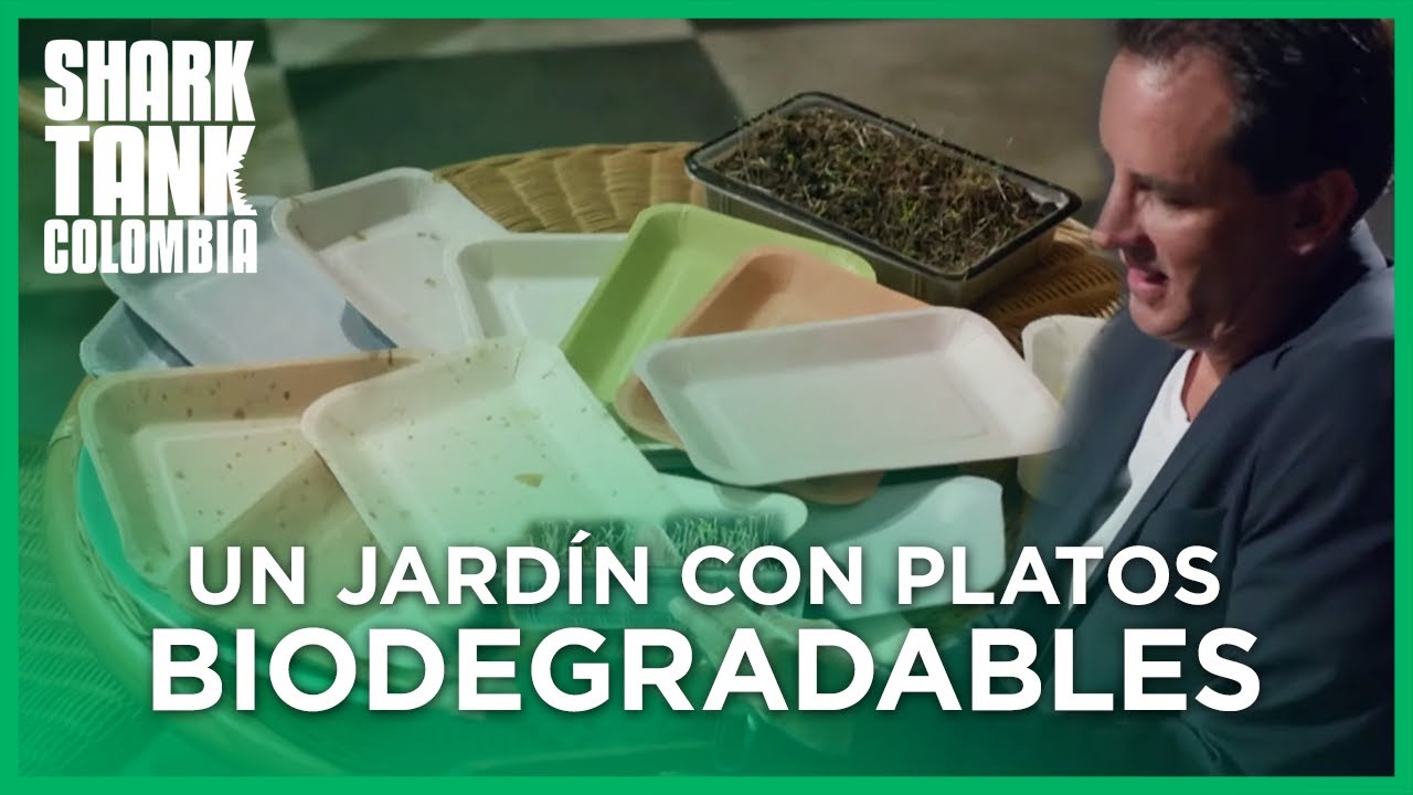 Un jardín con platos biodegradables | Shark Tank Colombia