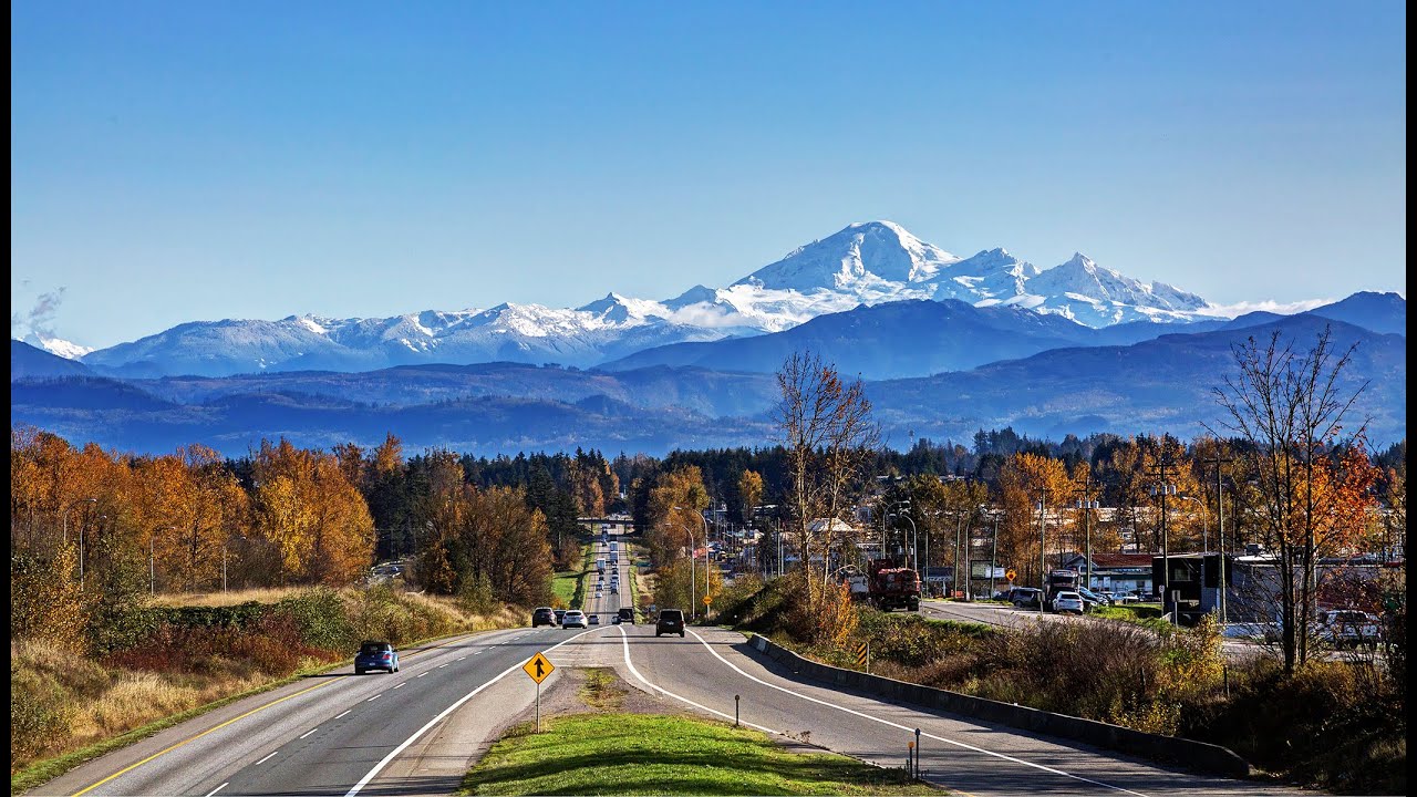 横穿加拿大 BC省 阿伯茨福德Abbotsford- Highway1- 素里Surrey- 温哥华Vancouver