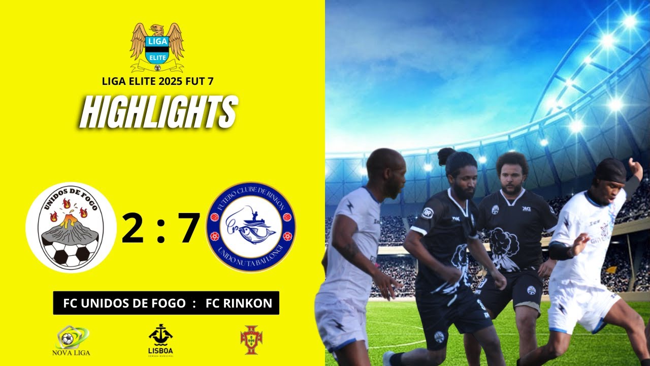 Liga ELITE     Highlights  Fc Unidos de fogo  2 : 7 Fc Rinkon   19.10.2025