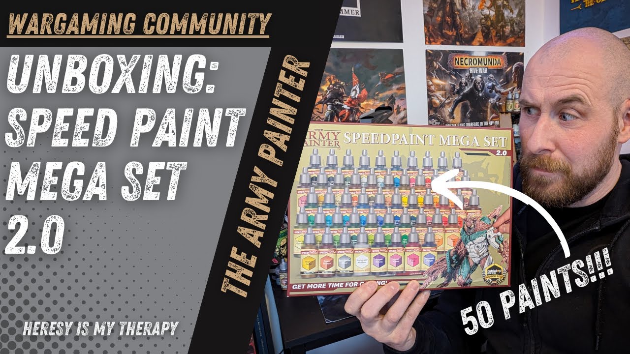 UNBOXING SPEEDPAINT MEGA SET 2.0! | The Army Painter Speedpaints
