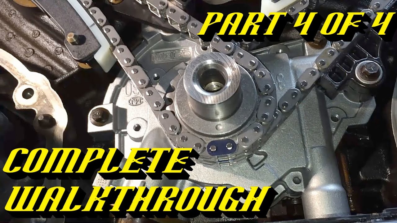 Ford 5.4L 3v Engine Timing Chain Kit Replacement Pt 4 of 4: Timing and Startup!