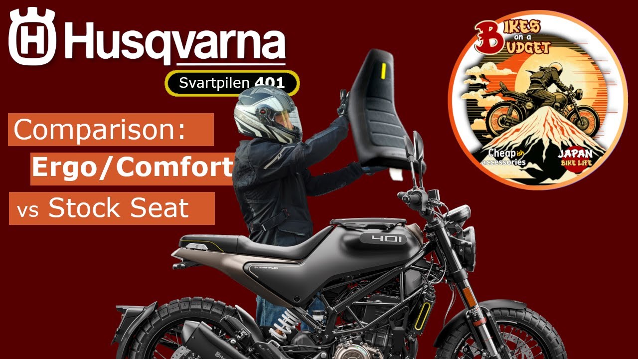 Husqvarna Svartpilen 401 Эрго/комфортное сиденье