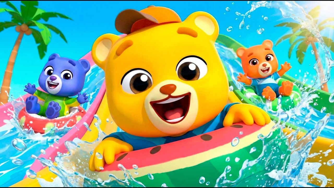 Swimming Pool & Waterslide + More GummyKid TV