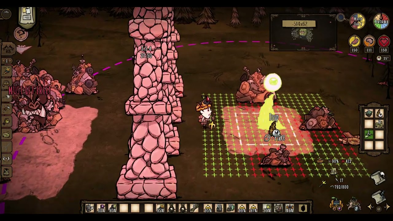 Scrap automated farm using terramite and scrappy pig【Don't Starve Together】