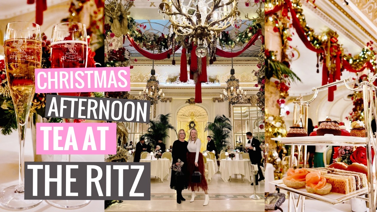 Christmas Afternoon Tea at The Ritz London 2025 🎄✨ (booked 8 months ahead!)