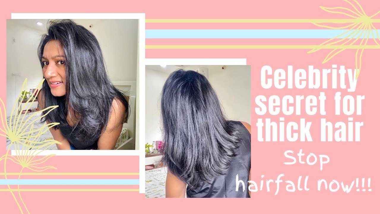 Celebrity secrets for thick hair || Stop hair fall with these 5 effective solutions || Ashtrixx