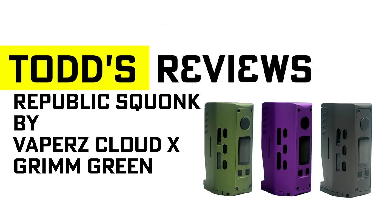 Republic Squonk Mod by Vaperz Cloud x Grimm Green