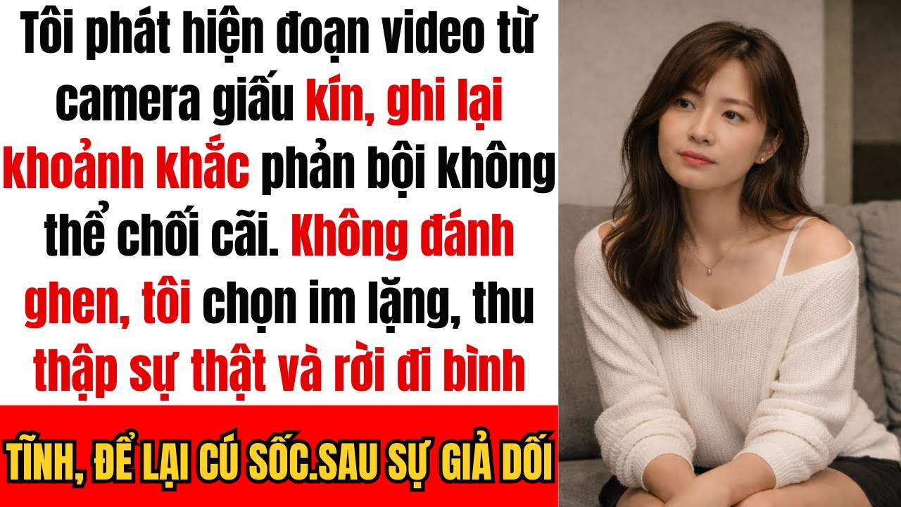 Tôi phát hiện đoạn video từ camera giấu kín ghi lại cảnh vợ tôi và cháu trai. Tôi không đánh ghen