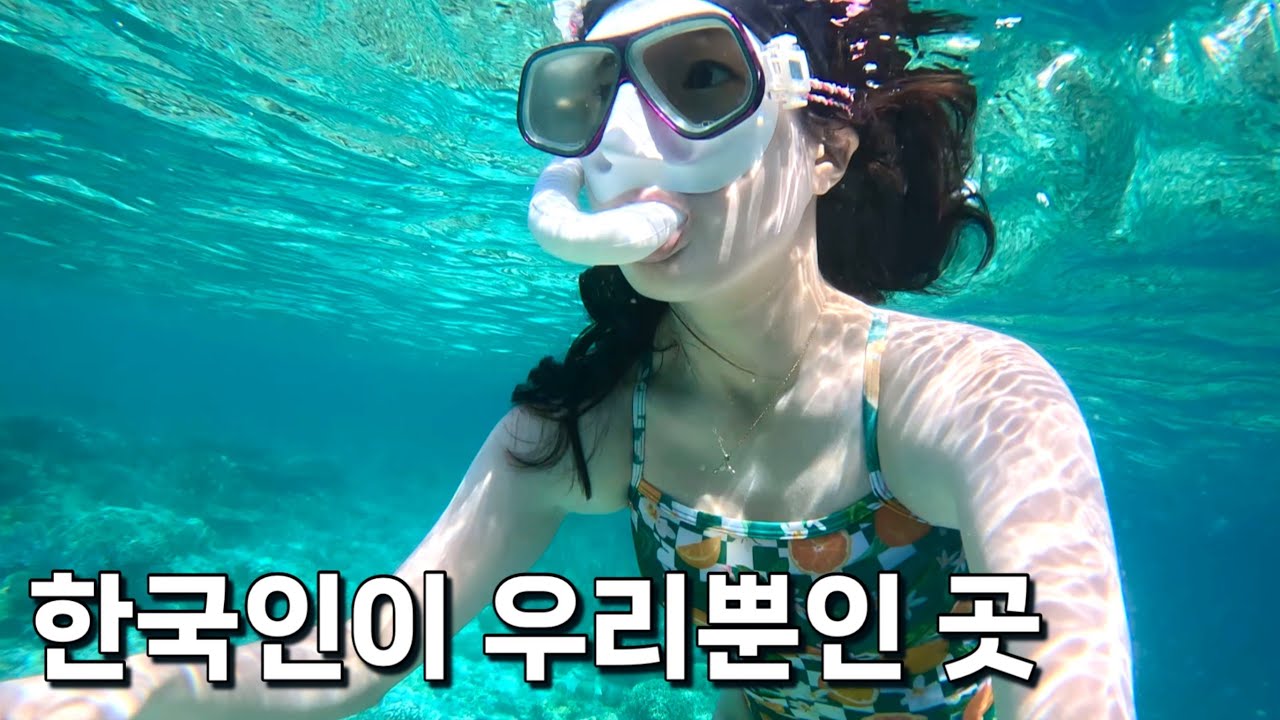 역대급 맑은 바다✨한국인이 우리뿐인 물고기 천국에서 맨몸 다이빙🐠 ep 1ㅣUnderwater Freediving vlog in Malaysia(ENG)