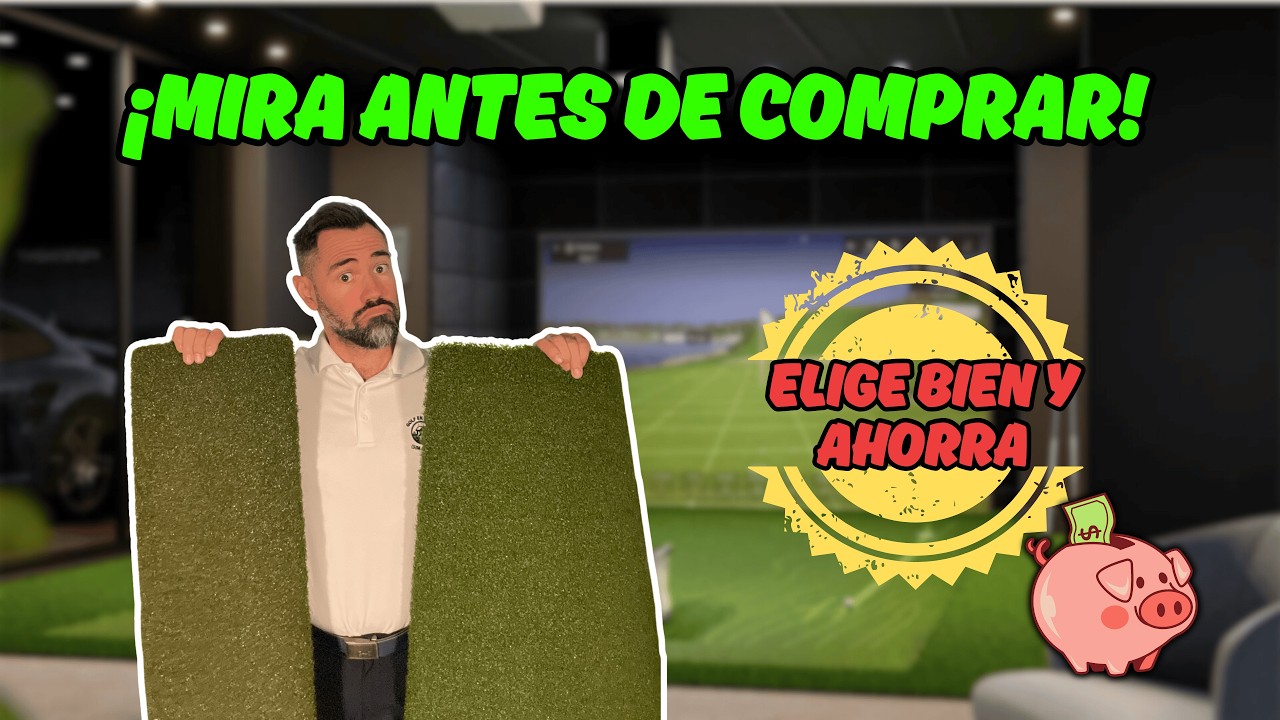 Cómo elegir la MEJOR alfombra de golf para tu simulador 🏌️‍♂️ Guía completa