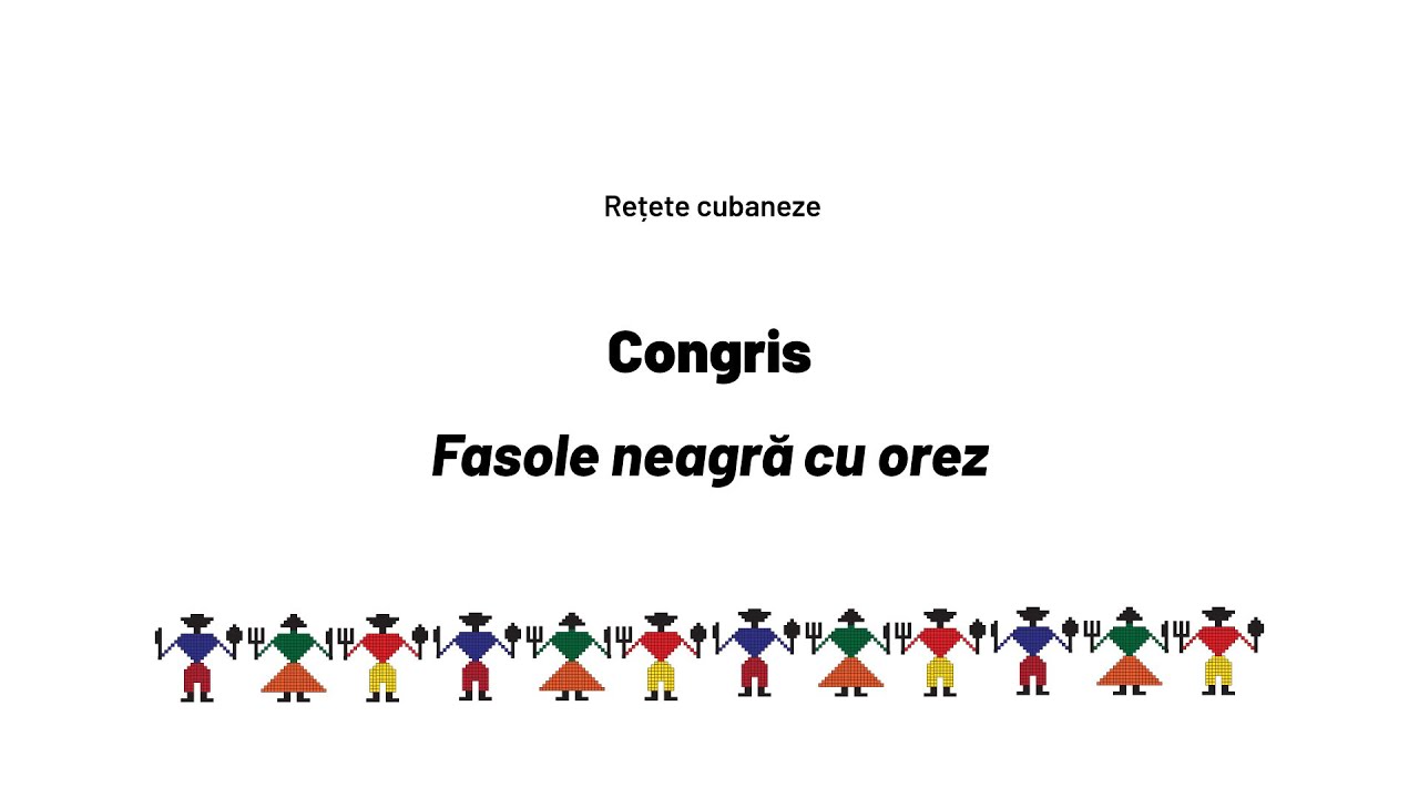 Fasole neagră cu orez - Rețetă cubaneză