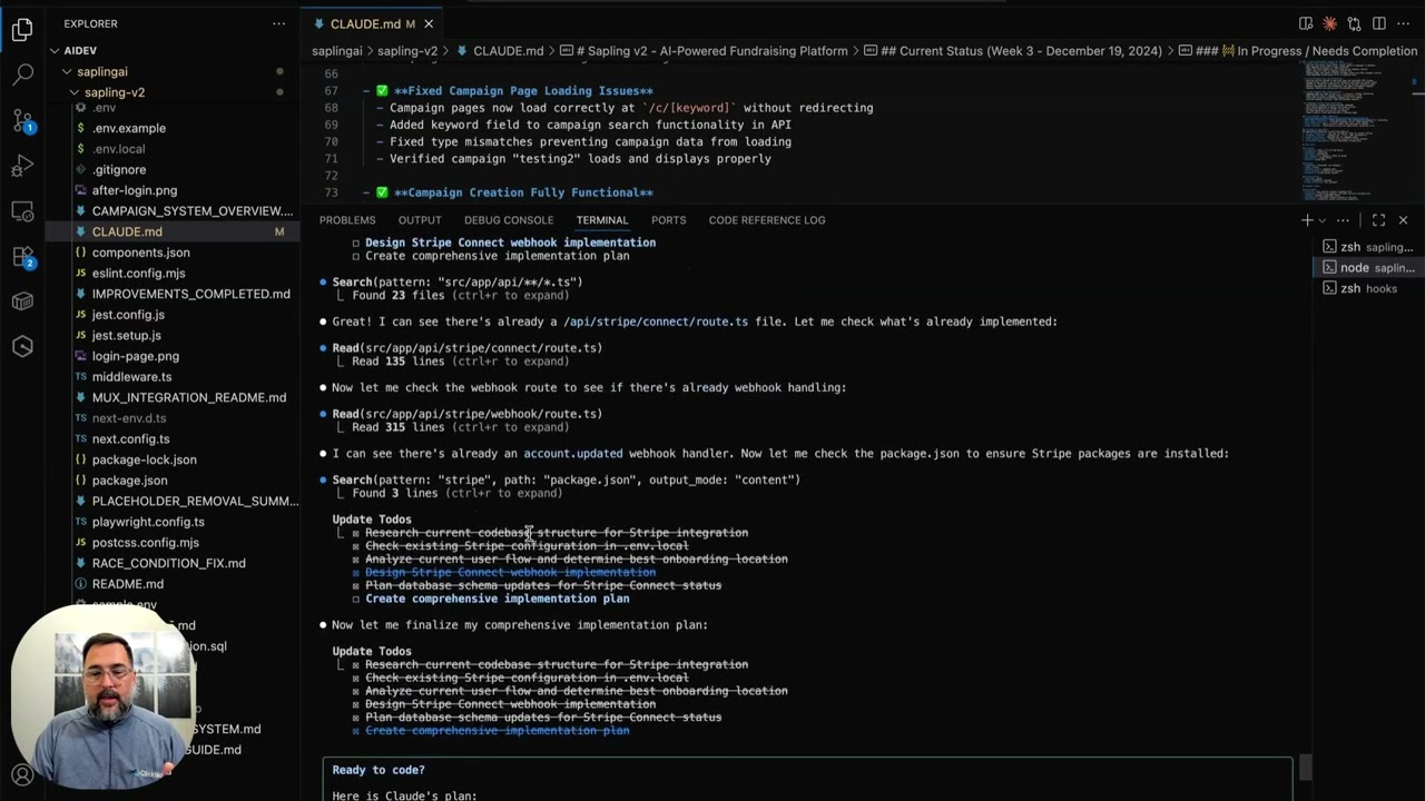 Claude Code - debugging and onboarding plan exploration