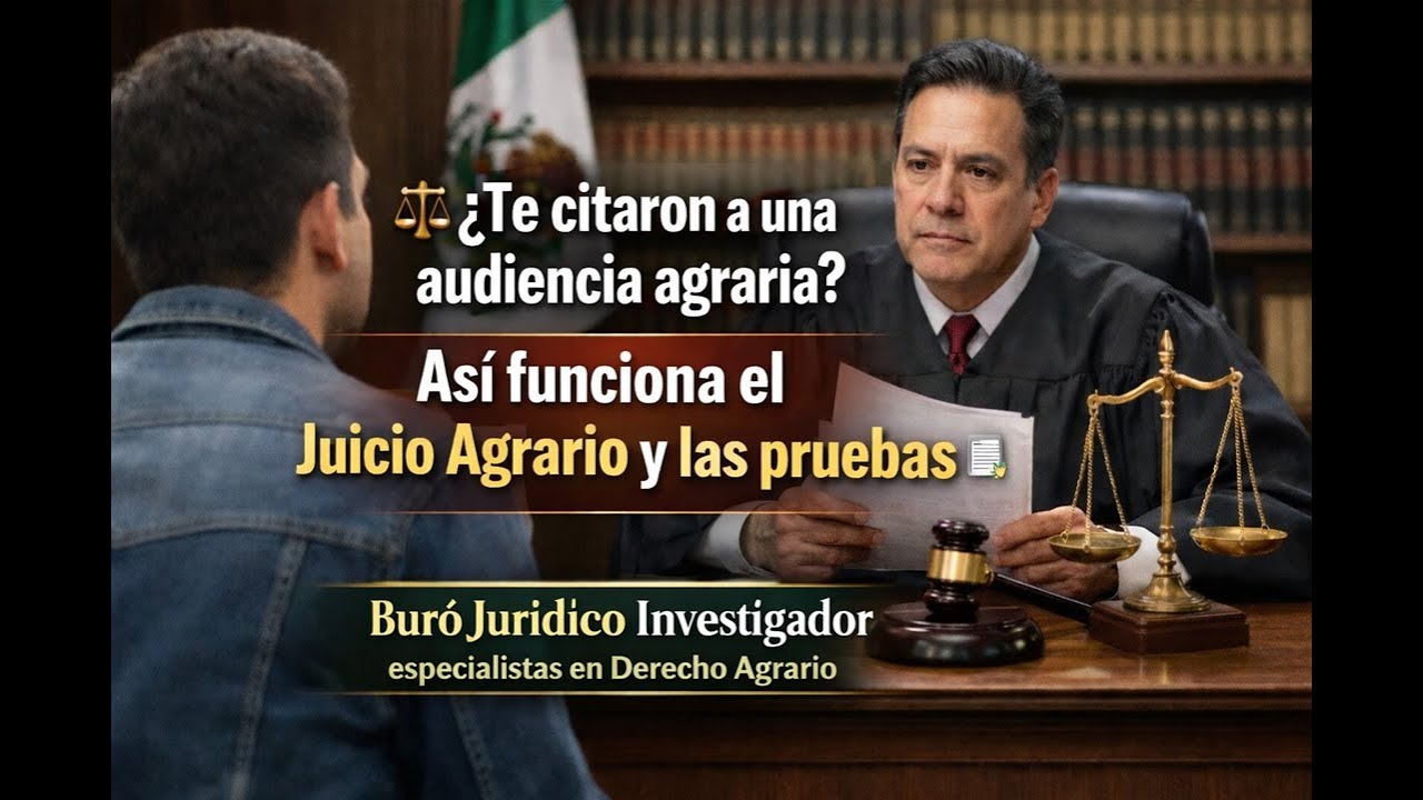 ¿Te citaron a una audiencia agraria? ⚖️ Así funciona el Juicio Agrario y pruebas 📑#derechoagrario