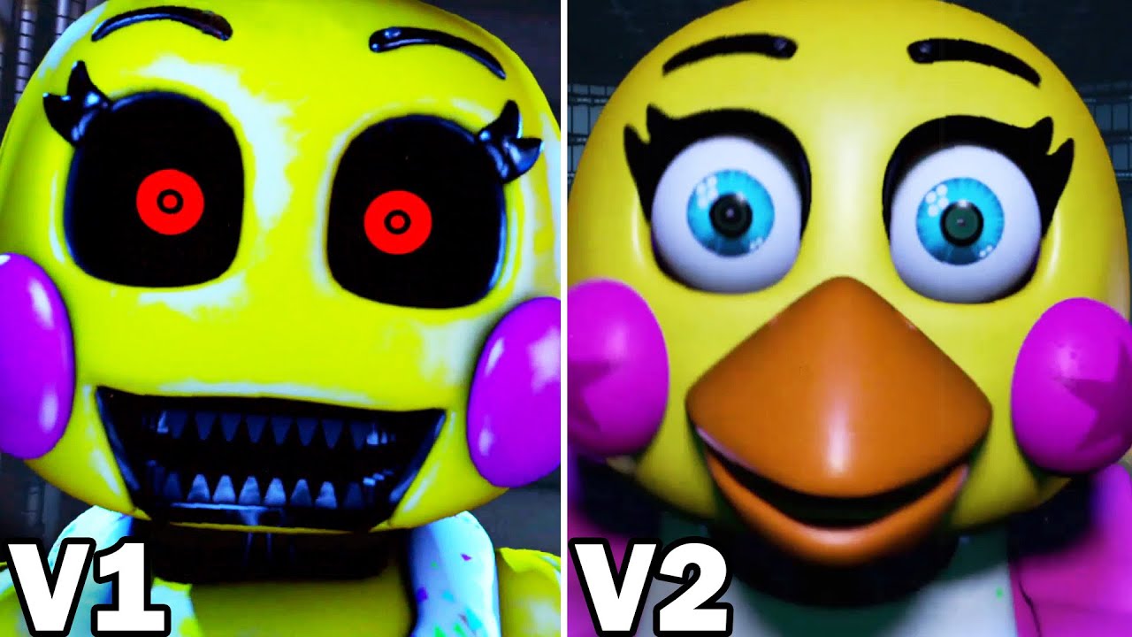 Golden Memory 2 - Demo V1 vs V2 Jumpscares Comparison
