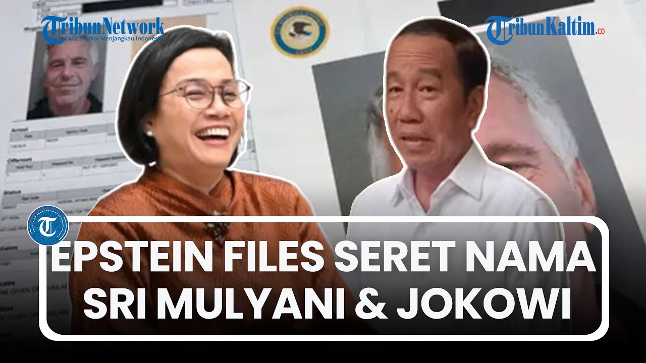 Heboh Epstein Files Seret Nama Sri Mulyani & Jokowi, Anak Menkeu Purbaya Pertanyakan