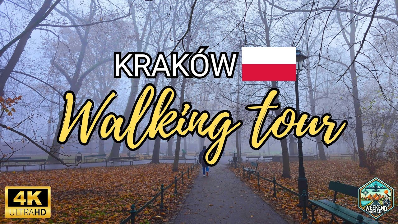 Krak&oacute;w, Poland Walking Tour [4K] &ndash; A foggy winter morning stroll through the old town 🇵🇱