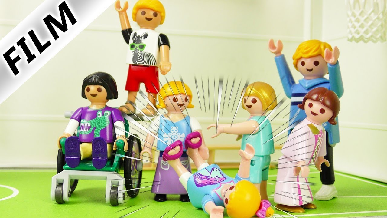 Playmobil Film deutsch | UNFALL im SPORTUNTERRICHT | Pyramide stürzt ein | Kinderserie Familie Vogel
