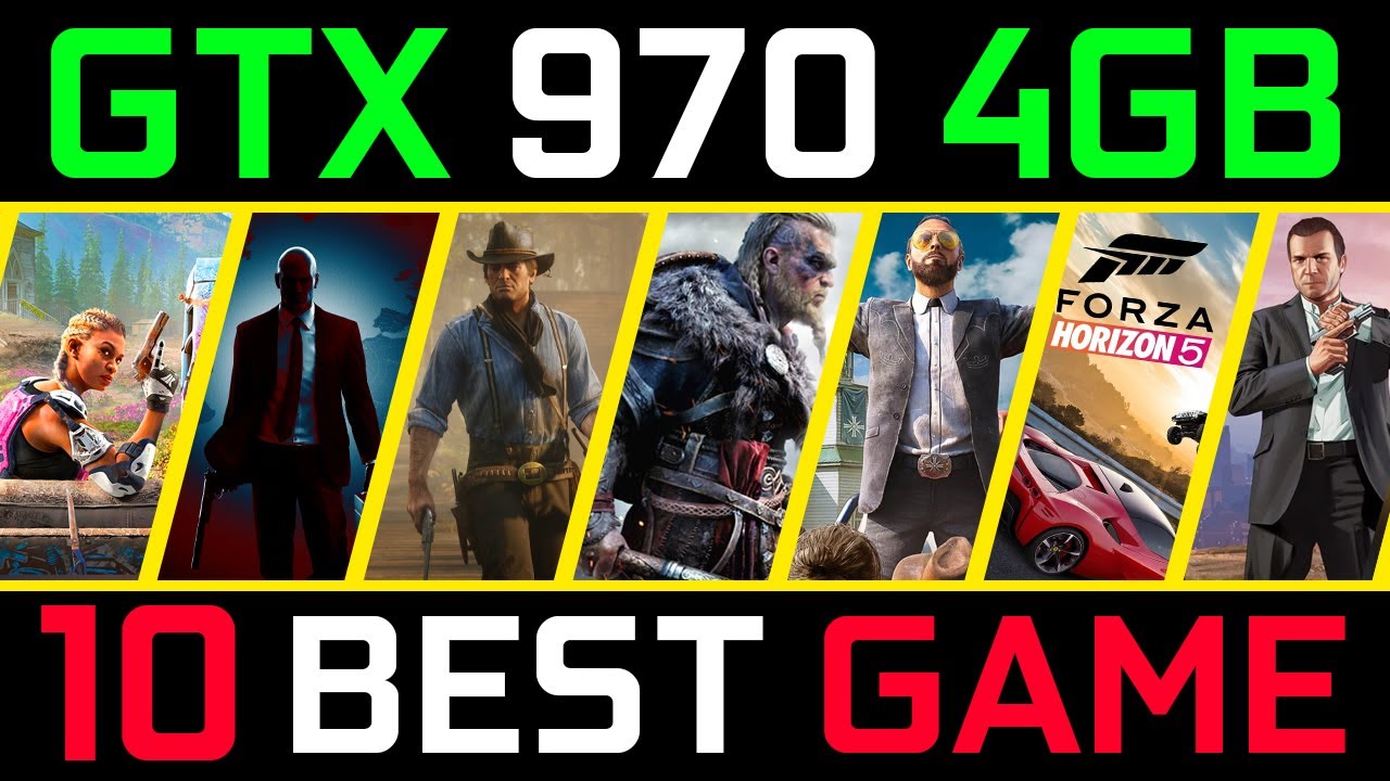 GTX 970 4GB - 10 Best Graphics Games Test in 2022
