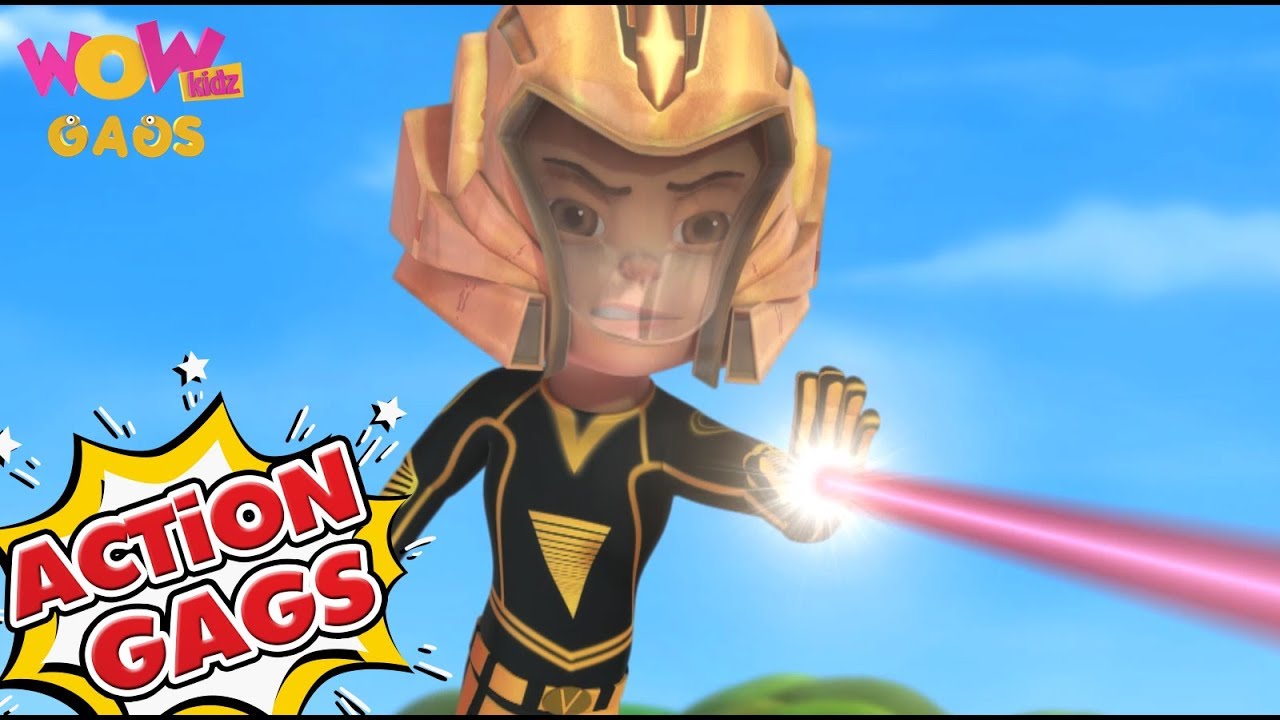 Vir The Robot Boy In Hindi | Action Gags - 04 | Cartoons for Kids | Wow Kidz Gags