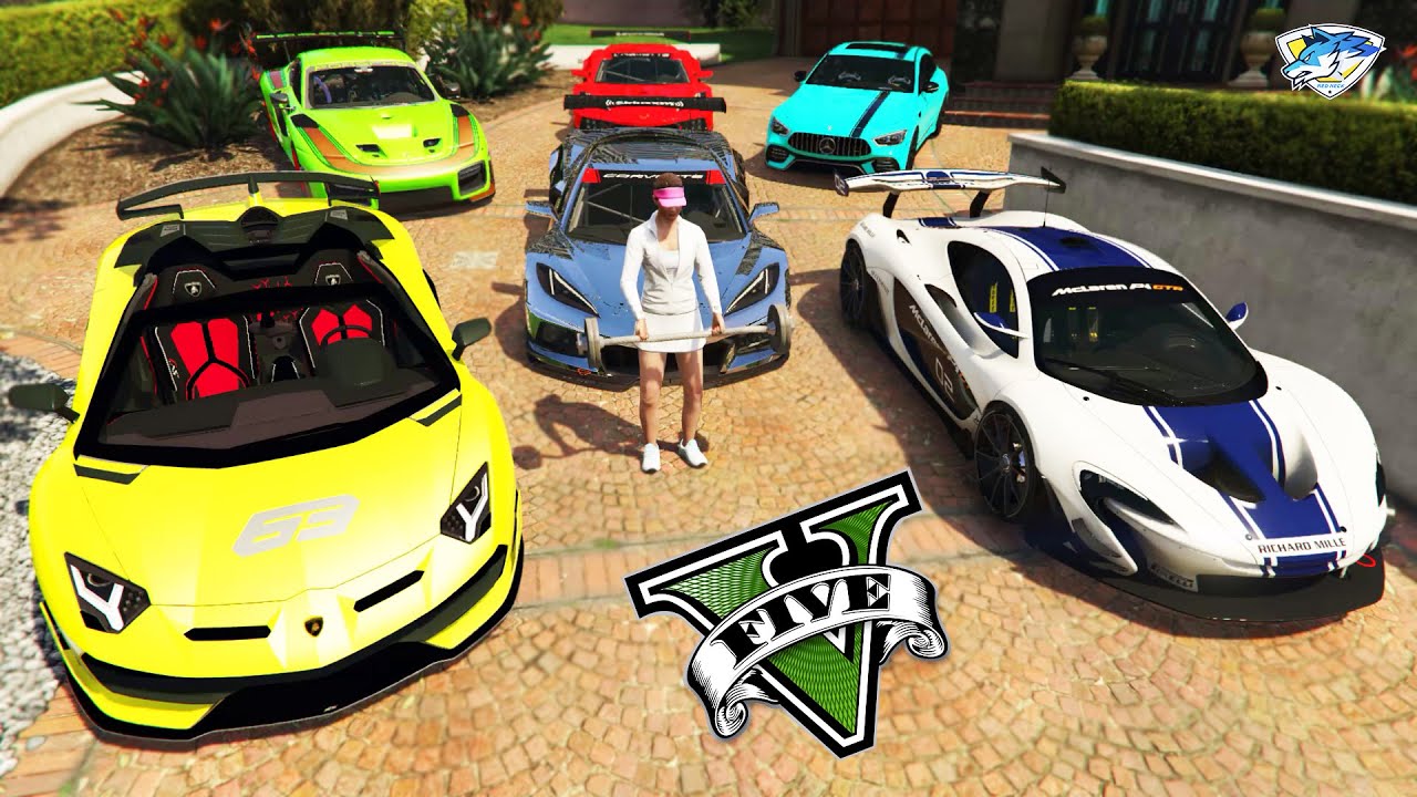 GTA 5 - Stealing Luxury Cars with Amanda! | (GTA V Real Life Cars #40)