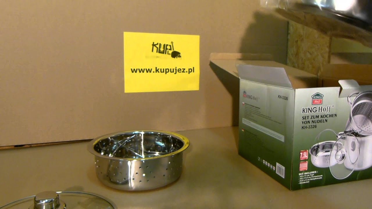 KINGHOFF - Garnki do gotowania makronu Zestaw 4 szt 7.5 L KH-3326 - www.kupujez.pl