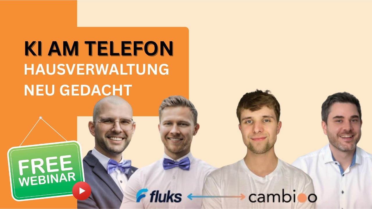 Zukunft der Hausverwaltung | Webinar – Aufzeichnung: Mit Cambioo × fluks × DEW
