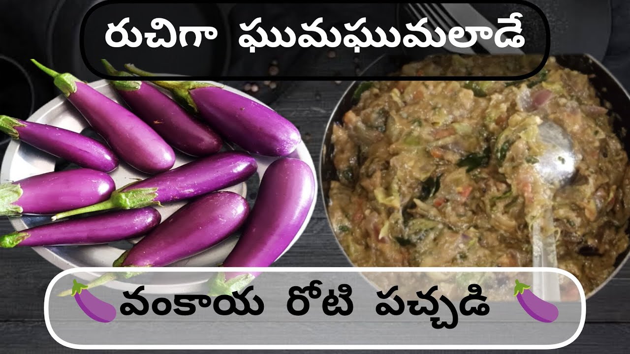🍆🌿పల్లెటూరి స్టైల్ లో ఘుమఘుమలాడే వంకాయ రోటి పచ్చడి 🍲 
