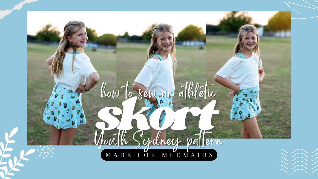 How to sew a youth athletic skort