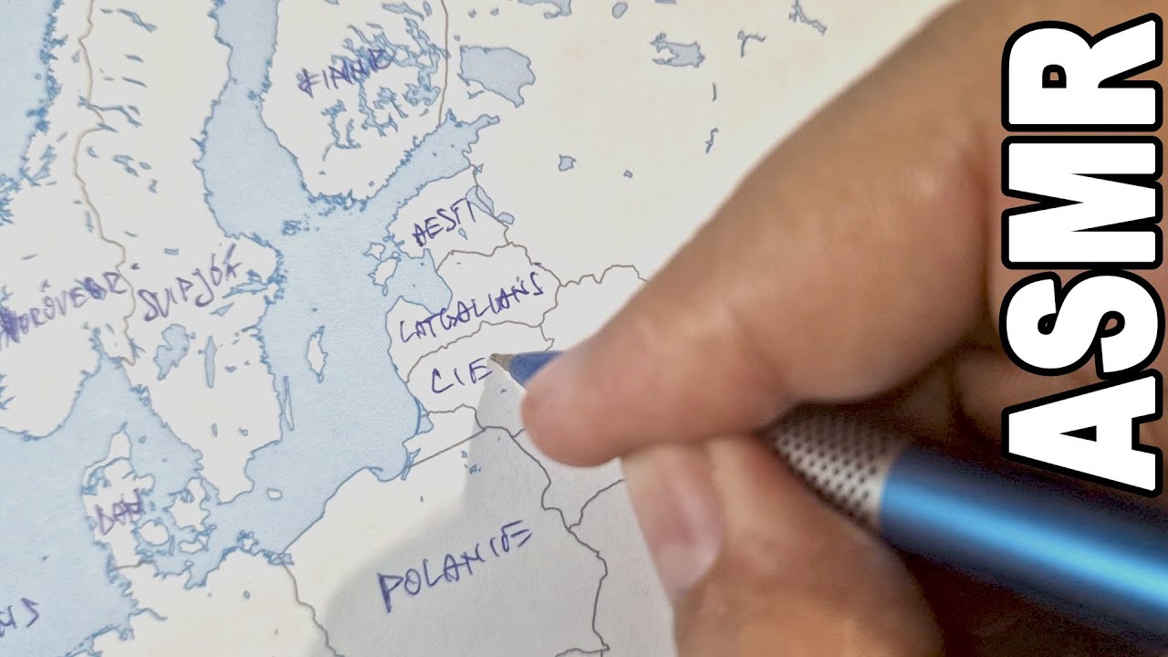 ASMR: How Every European Country Got Its Name (ASMR Whispered Etymology)