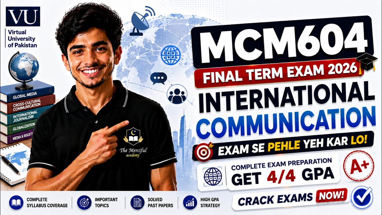 Mcm604 Final Term Preparation 2026 | Mcm604 Final Term 2026  | The Merciful Academy