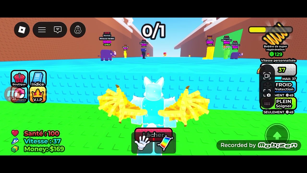 Je JOUE Au nouveau JEU echap toi a la glace pour des brainrot...