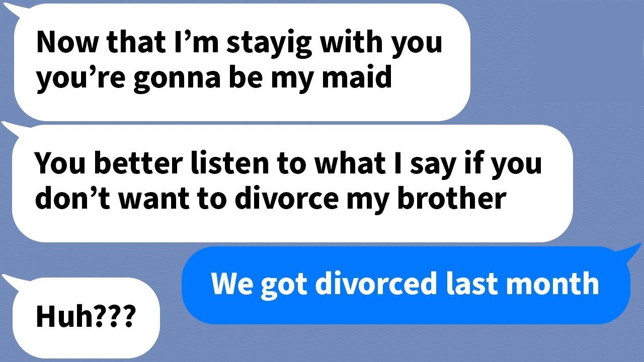 【Apple】 My sister in law came to stay with us and has been treating me like a maid.