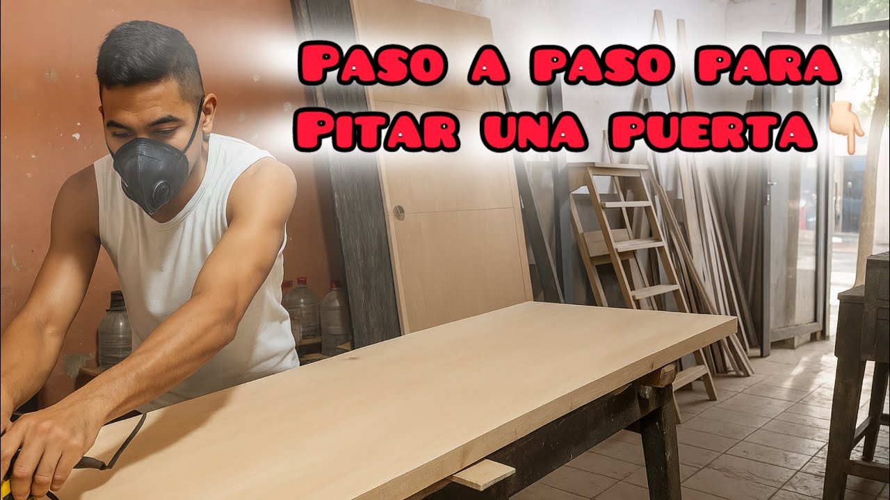 Como pintar una puerta de madera desde cero