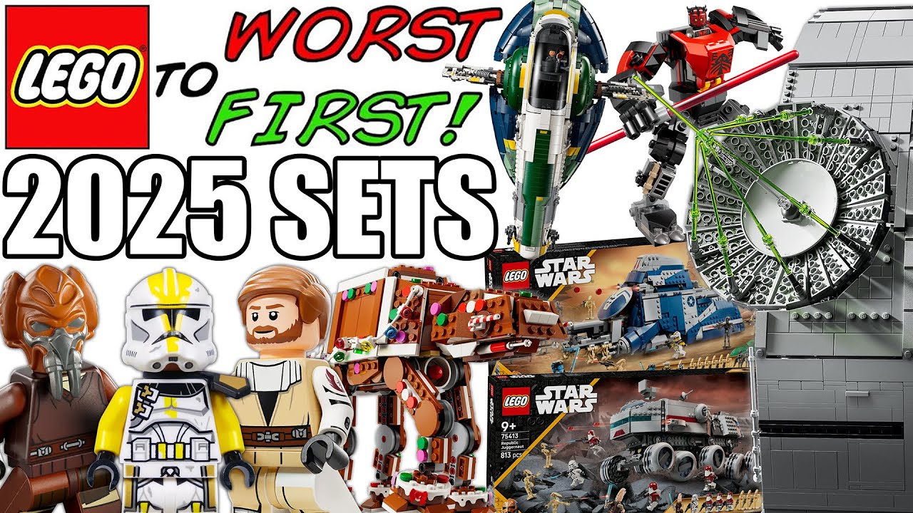 LEGO От худшего к первому! | ВСЕ наборы LEGO Star Wars 2025!