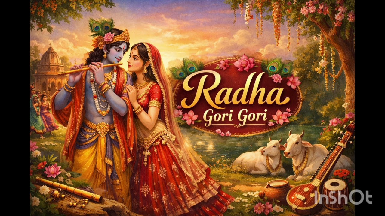 Radha gori gori #radhekrishnabhaktisangam #radheradhe #radhakrishna #bhajan #trending 