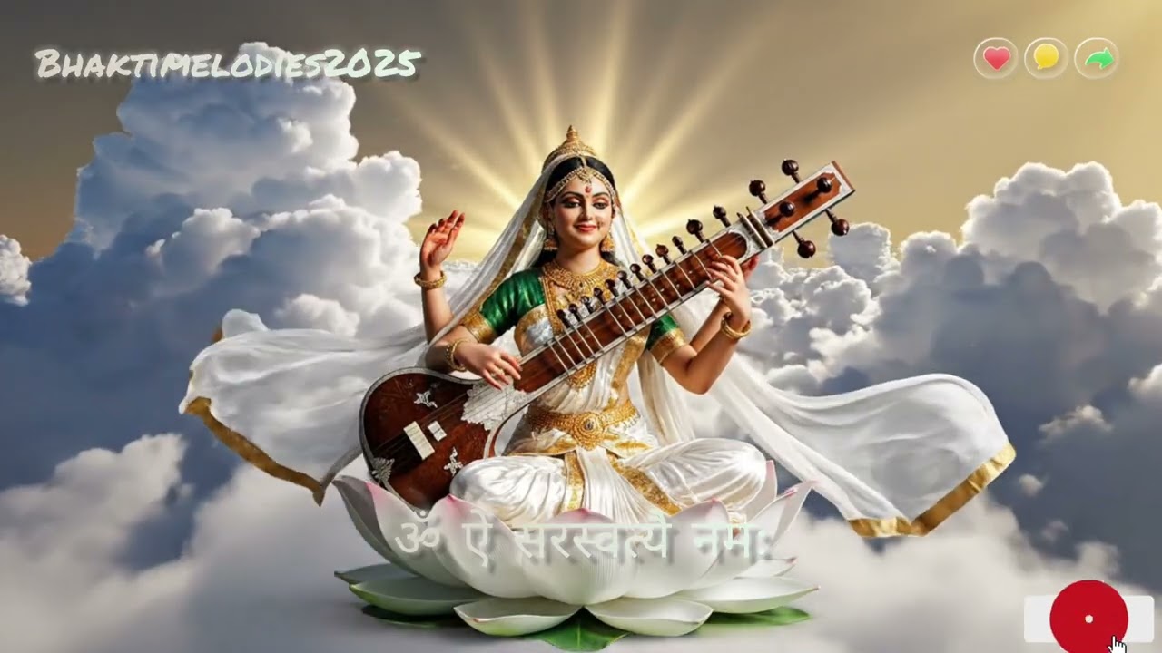 ॐ ऐं सरस्वत्यै नमः | Basant Panchami | Hindi-sanskrit Devotional Song | Bhaktimelodies2025