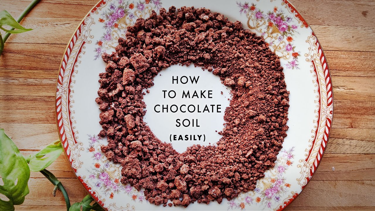 How to make Chocolate Soil (Easily) vegan/vegetarian/eggless | Magic Marinade | ASMR