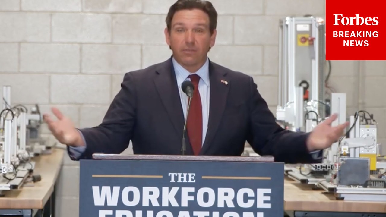 FULL BRIEFING: DeSantis Holds Press Briefing To Celebrate Florida Ranking #1 In Workforce Education